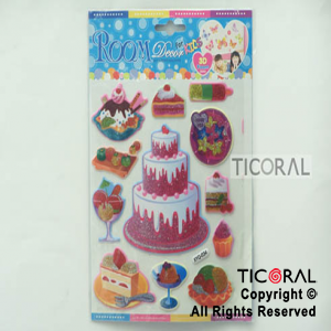 STICKER TORTAS GRANDES (25X17CM) HS5654-3 x 12